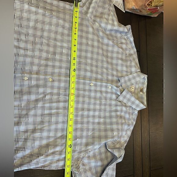 Peter Millar Mens XXL Plaid Long Sleeve Button Down Shirt - Picture 6 of 7